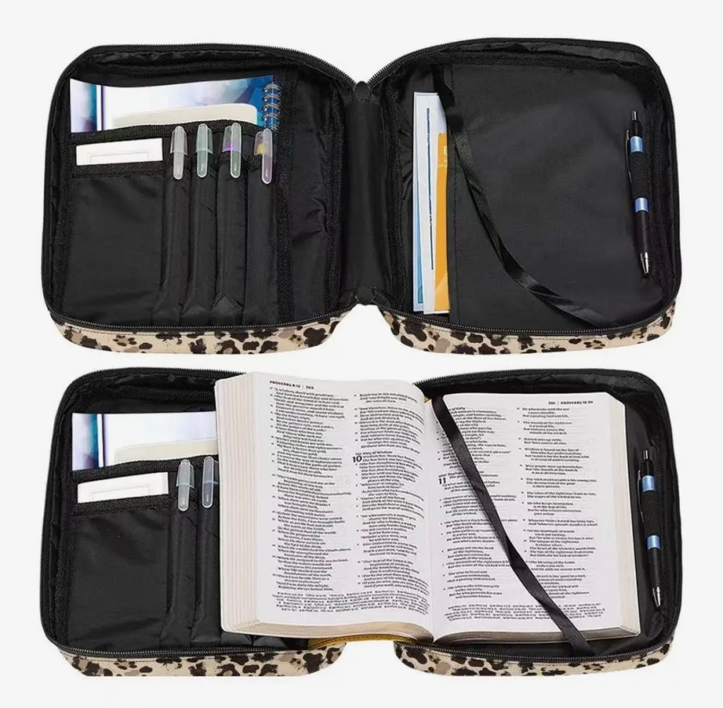 Leopard Bible Case