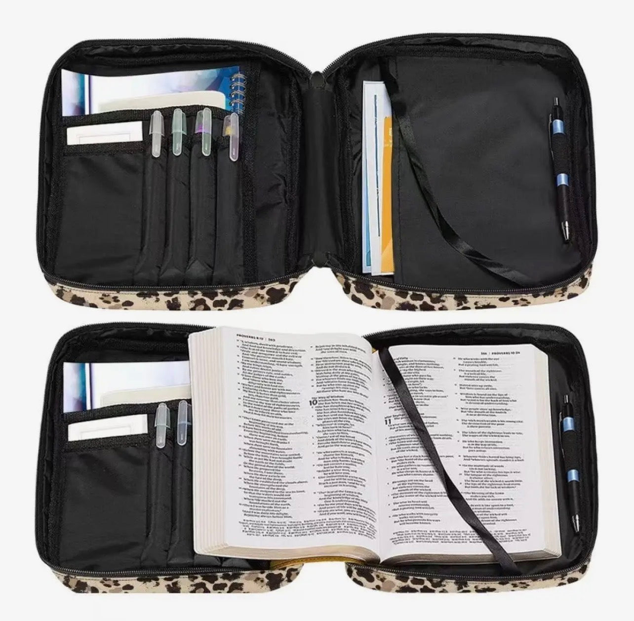 Leopard Bible Case