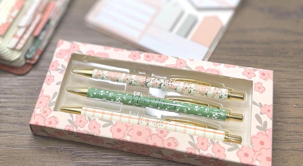 Inspirational 3 piece Boxed Pen Set
