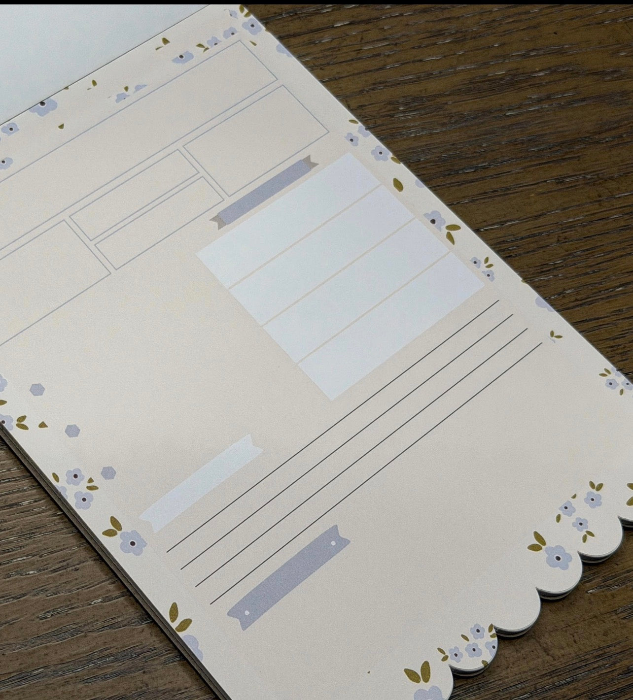 Christian Bible Journaling Tip in Notepad - Blue