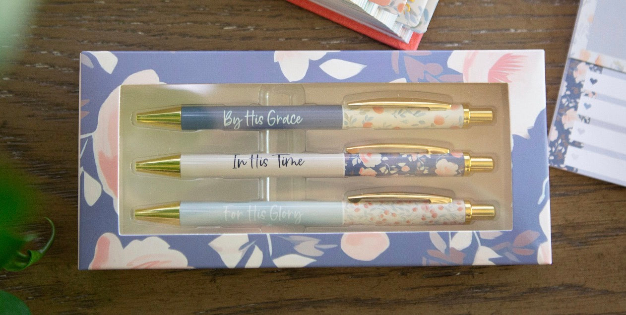 Inspirational 3 piece Boxed Pen Set