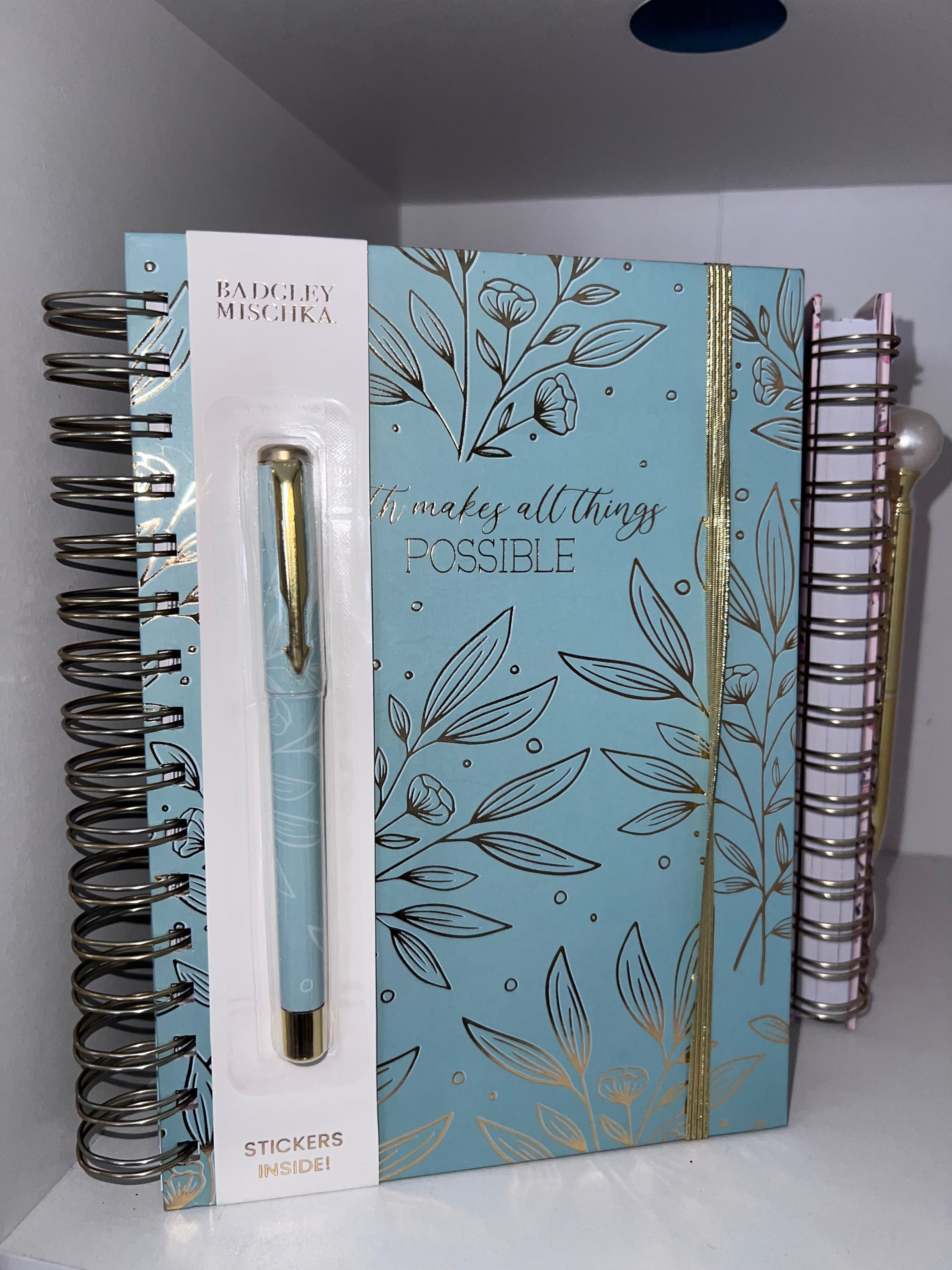 Inspirational Scripture Notebook (blue)