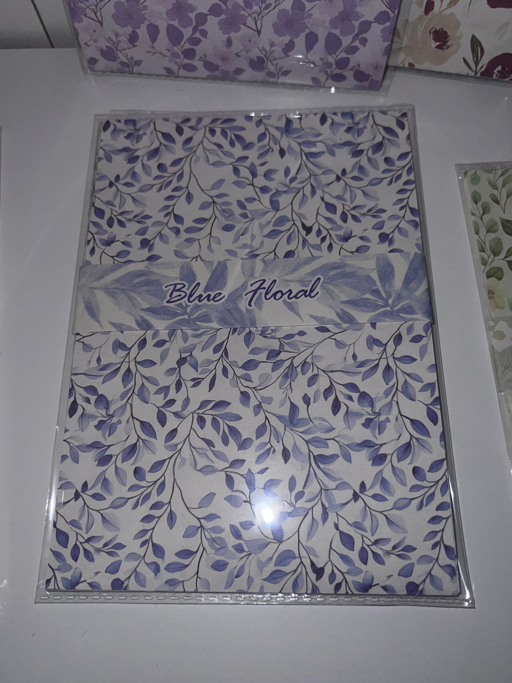 Floral Tip In note sheets