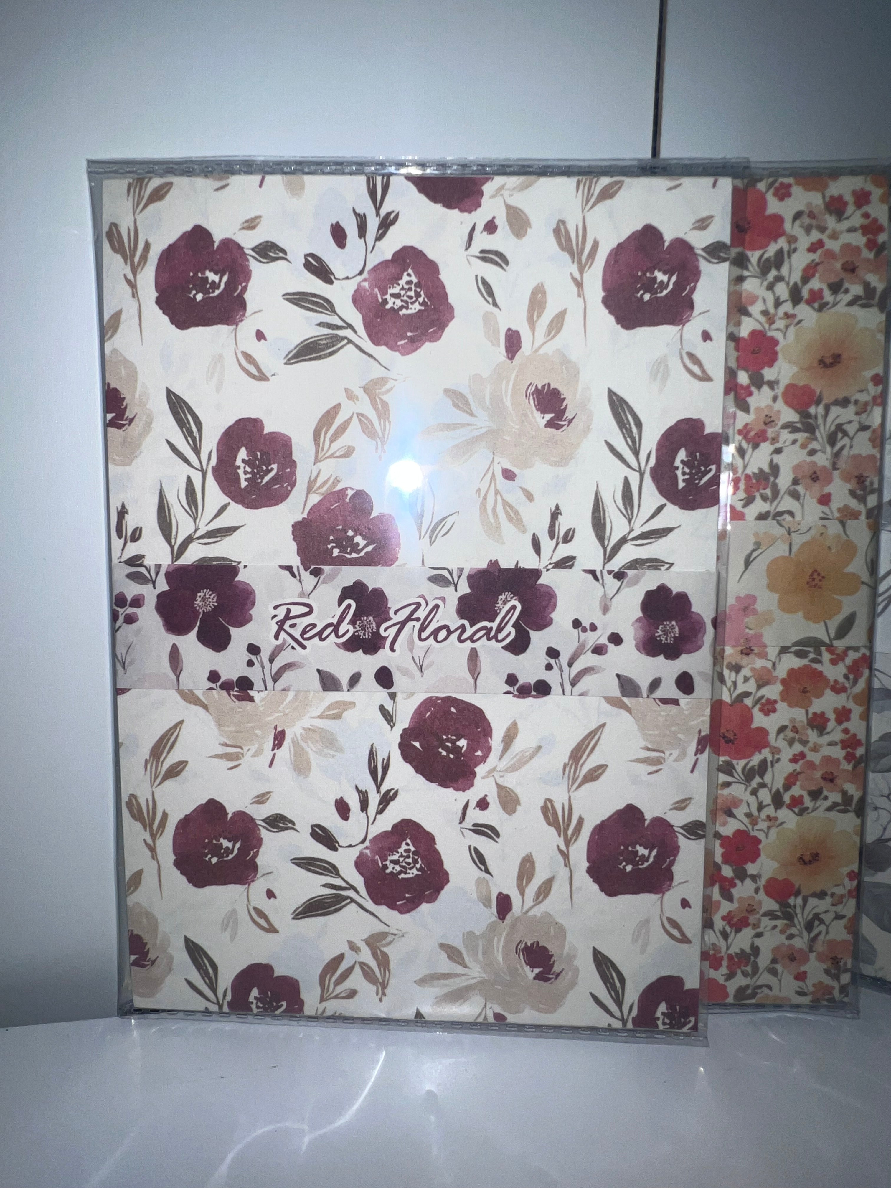 Floral Tip In note sheets