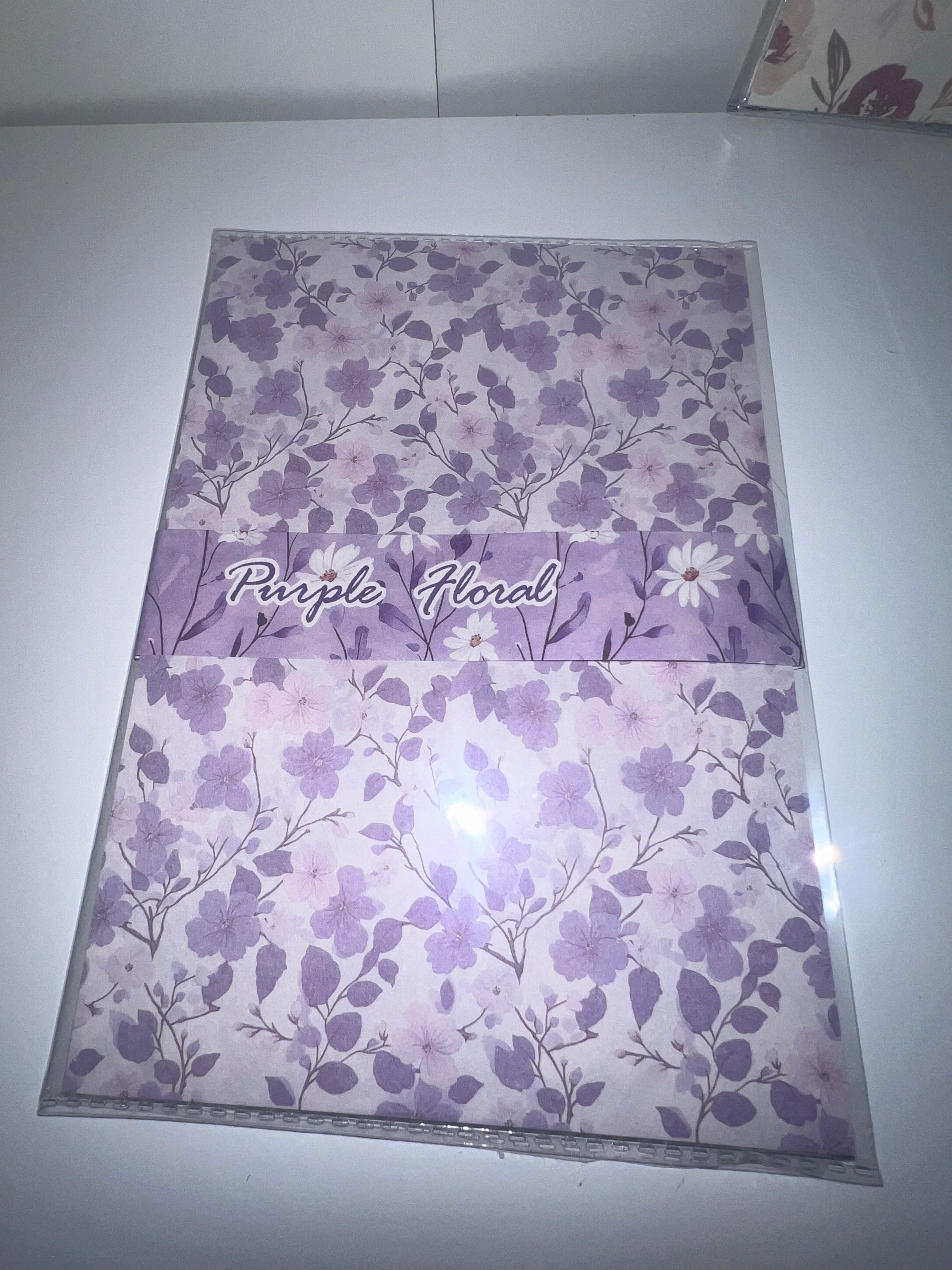 Floral Tip In note sheets