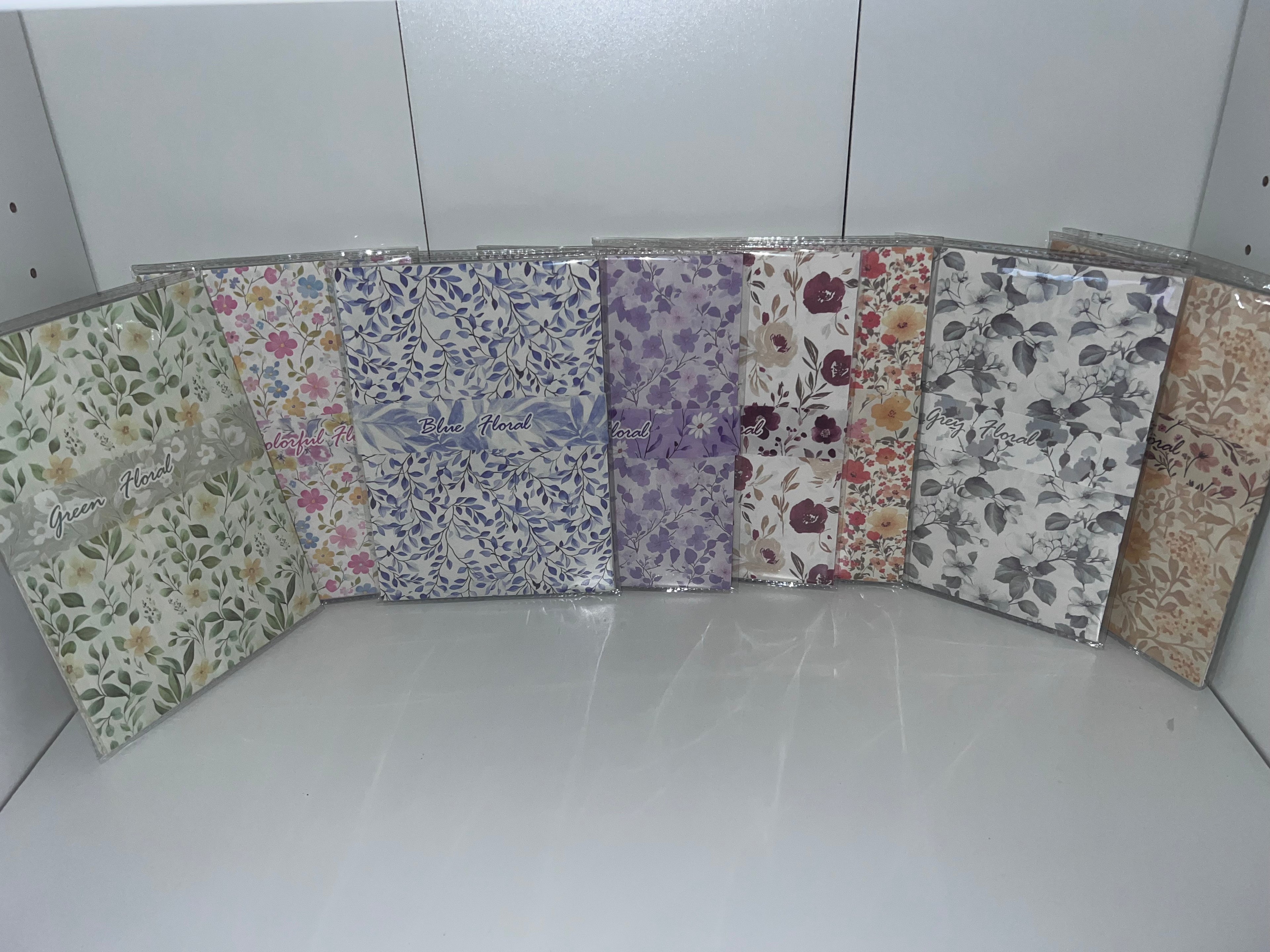 Floral Tip In note sheets