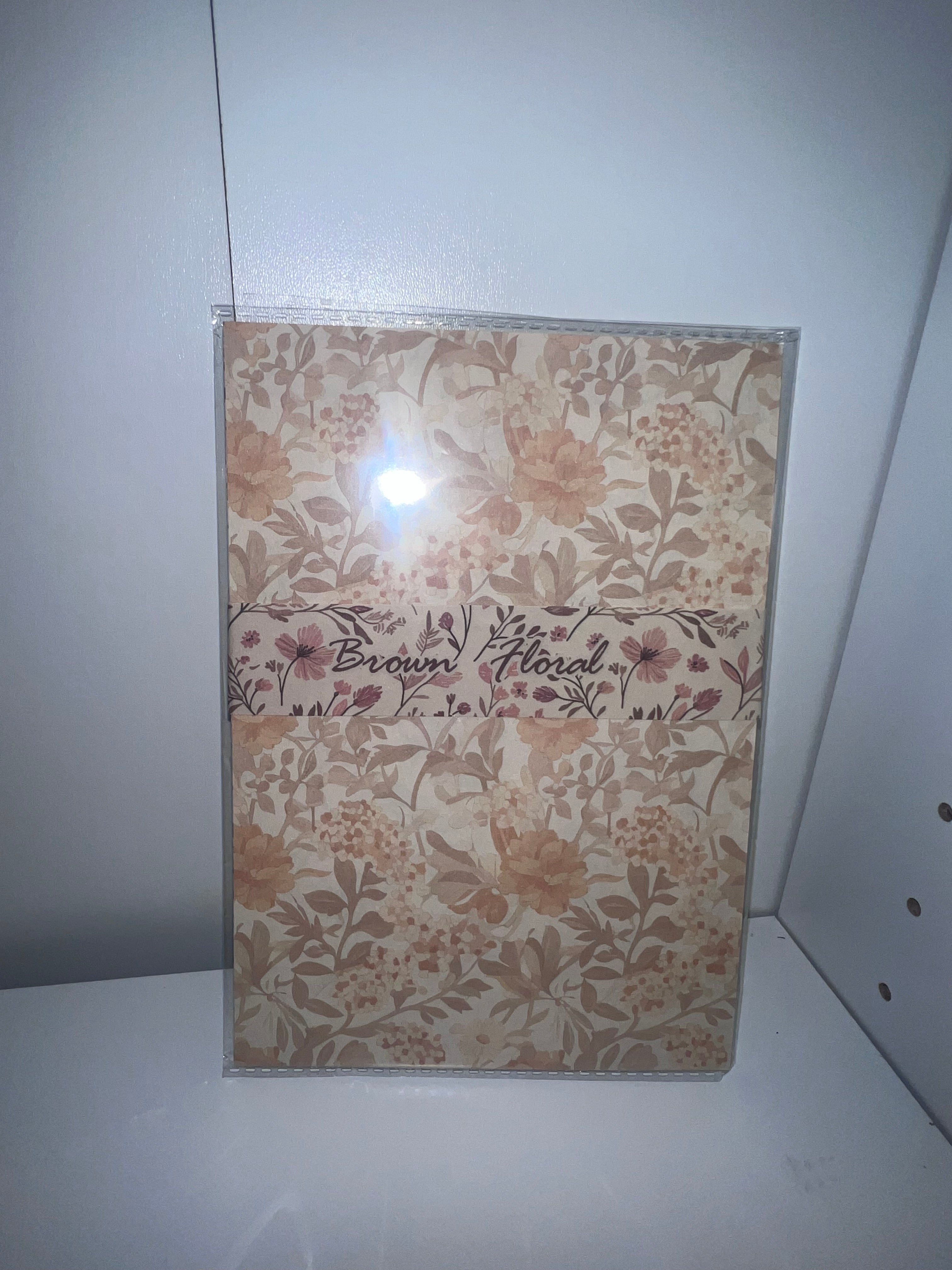 Floral Tip In note sheets