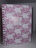Inspirational Scripture Notebook (pink flowers)