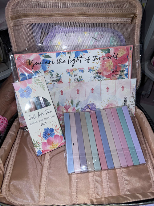 Bible study journaling kit Purple Butterfly
