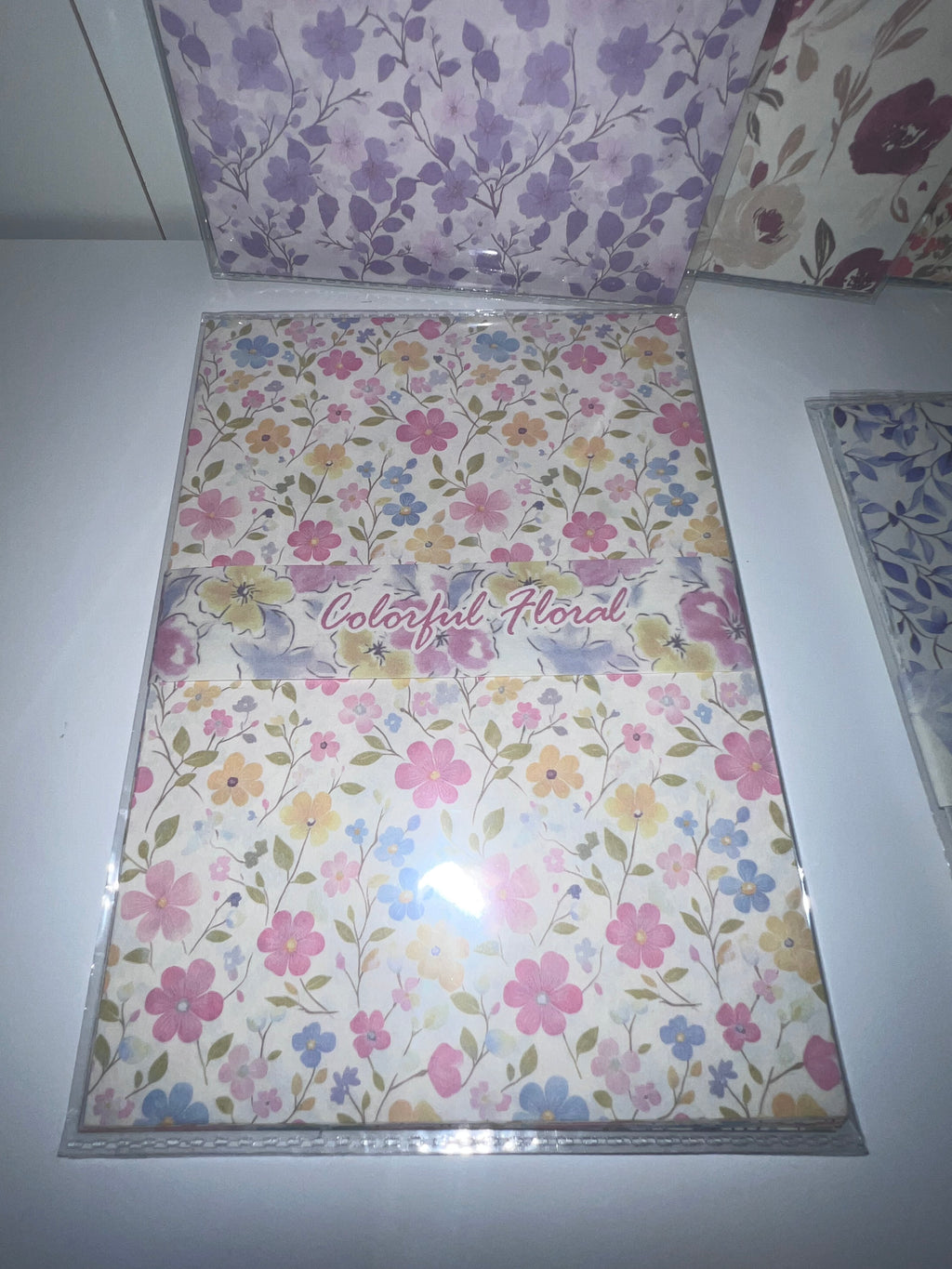 Floral Tip In note sheets