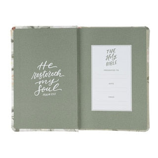 KJV Compact Holy Bible Floral cover