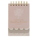 Spiral Notepad SM Pink Everything Beautiful Ecc. 3:11